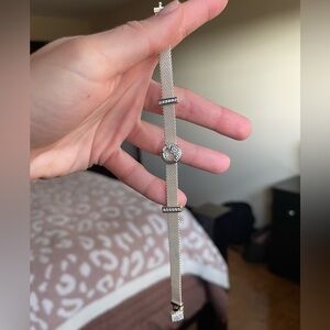 Pandora Reflexions Sparkling Clasp Bracelet with 3 Charms